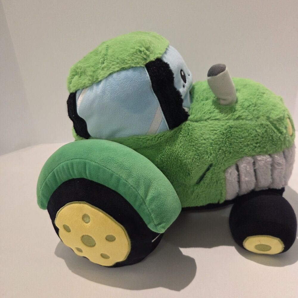 Squishable Go Green Tractor 12" Plush Farm Truck Big Stuffed Toy - Picture 7 of 11